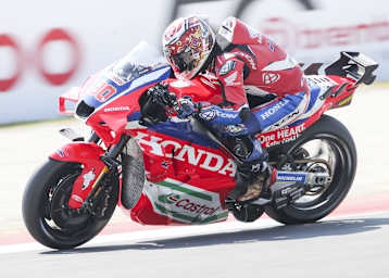 Takaaki Nakagami bei seinem letzten MotoGP-Einsatz in Mugello