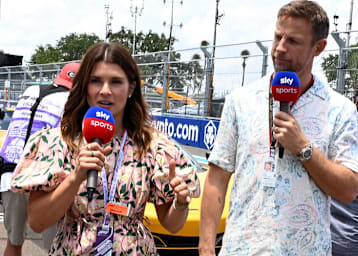 Danica Patrick und Jenson Button