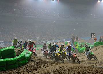 Schon am Freitagabend gab es in der Dortmunder Westfalenhalle viel Action zu sehen