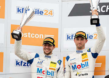 Daniel Keilwitz (li.) und Teamkollege Jimmy Eriksson