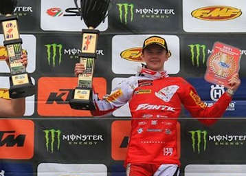 Haakon Osterhagen gewann den Saisonauftakt der EMX125