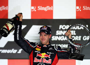 Sebastian Vettel dominierte den Singapur-GP nach Belieben