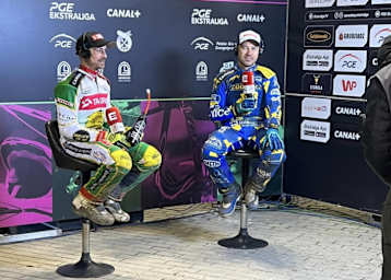 Leon Madsen (li.) und Nicki Pedersen