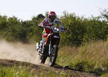 Honda-Pilot Joan Barreda machte auf der schwierigen zweiten Etappe alles richtig