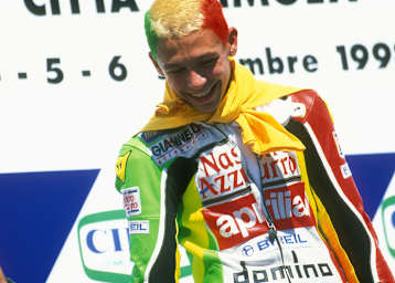 Valentino Rossi war schon 1998 als bunter Hund bekannt