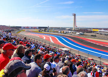 Volle Hütte auf dem Circuit of the Americas