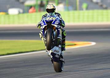 Valentino Rossi fuhr mehr Top-15-Resultate ein als je ein Fahrer vor ihm