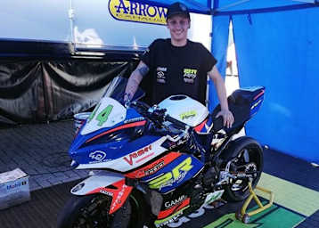 Chris Stange stürzte in Assen in beiden Rennen