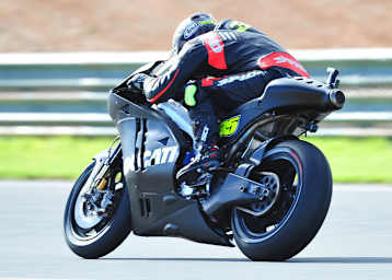 Ducati-Neuling Cal Crutchlow beim November-Test in Valencia