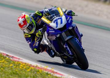 Dominique Aegerter auf der Ten Kate Yamaha