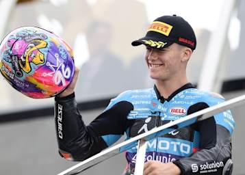 Daniel Holgado stand in seiner Rookie-Saison fünf Mal auf dem Podest