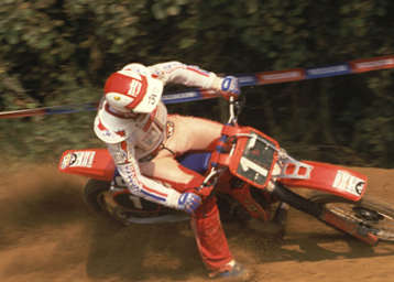 Rolf Dieffenbach 1983 als Honda Werksfahrer