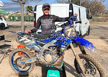 Marius Hillebrand beim Training in Spanien