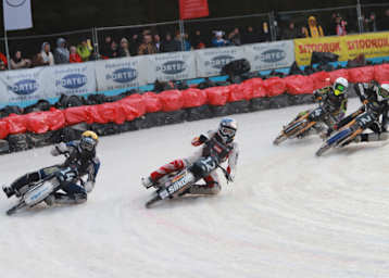 Im Finale, von links: Koivula, Zorn, Niedermaier und Olsen