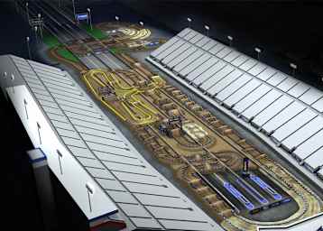 Die Strecke für das erste Playoff in Concord ist spektakulär