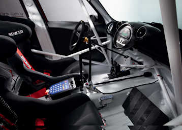 Blick in den Mini WRC