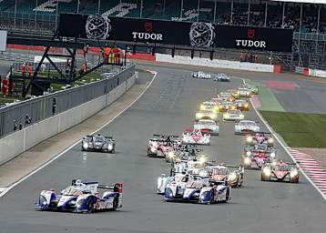 Der Start in Silverstone