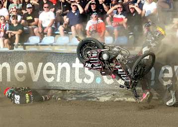 Kai Huckenbeck schlug brutal in die Airfences ein