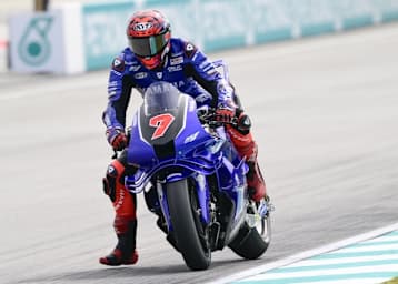 Augusto Fernandez war mit der V4-Yamaha nicht konkurrenzfähig