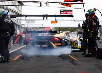 Franck Perera lässt es auf dem Norisring für das Grasser Racing Team qualmen