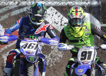 Jeremy Seewer (#91) startet 2019 als Teamkollege von Romain Febvre (461)