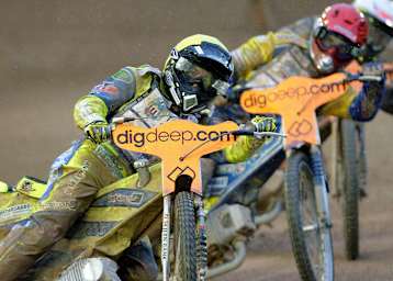 Kenneth Bjerre (vorne) kam als WM-Leader nach Prag