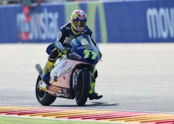 Dominique Aegerter hat alles für den Podiumsplatz in die Waagschale geworfen