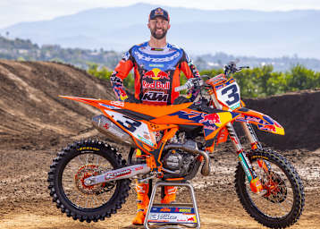Eli Tomac bei der Präsentation des Red Bull KTM-Werksteams
