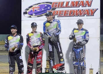 Justin Sedgmen, Max Fricke, Jason Doyle und Jack Holder (v.l.)