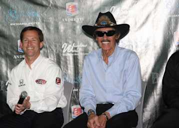 John Andretti mit «King» Petty