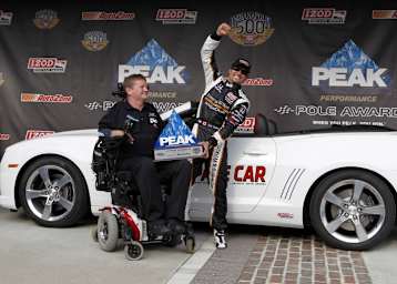 Sam Schmidt und Alex Tagliani konnten ihr Glück kaum fassen