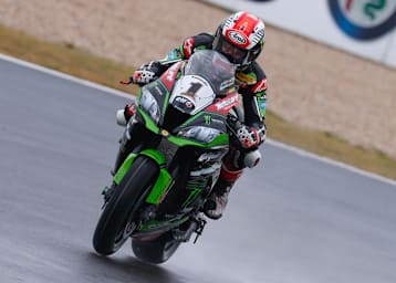 Jonathan Rea hatte im Regen alles im Griff