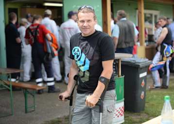 Matthias Kröger hat es in Scheeßel schlimm erwischt