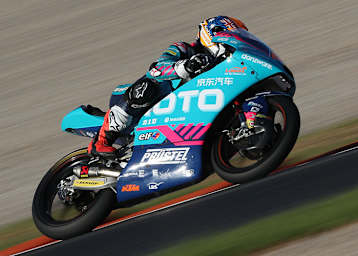 Joel Kelso auf der CFMOTO in Valencia