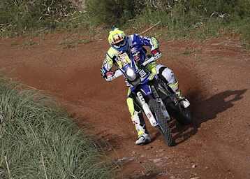Die Sherco TVS mischt bei der Rallye Dakar auf vorderen Plätzen mit