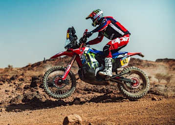 Adrien Van Beveren sorgte für den ersten Etappensieg von Honda bei der Dakar 2025