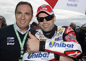 Althea Boss Genesio Bevilacqua mit Carlos Checa