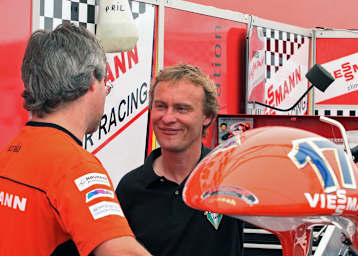 Sachsenring-GP: Waldi in der Kiefer-Box