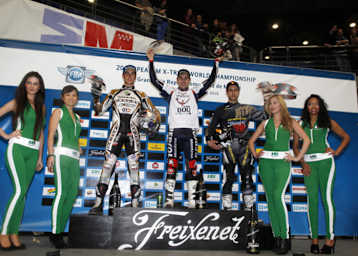 Adam Raga, Toni Bou und Albert Cabestany (v.l.)