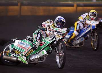 Im Vorlauf konnte Wölbert (vorne) Klindt schlagen