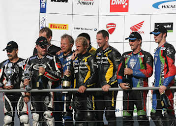 Saisonfinale in Hockenheim - Das Podium der IDM Sidecar