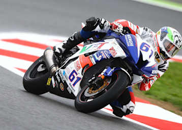 Fabio Menghi in Magny-Cours - kurz vor seinem Sturz