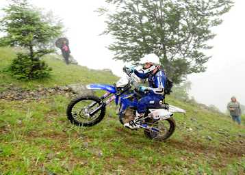 Graham Jarvis liess sich vom Regen nicht beeindrucken