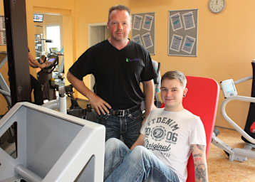 Marcel Limberger arbeitet hart an seiner Fitness