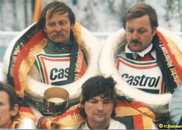 Helmut Weber (li.) mit Max Niedermaier