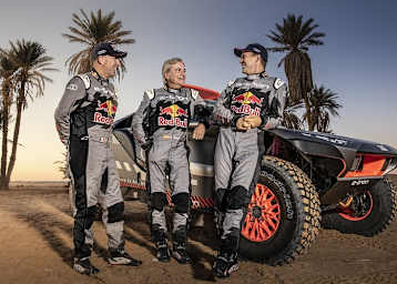 Stéphane Peterhansel, Carlos Sainz, Mattias Ekström