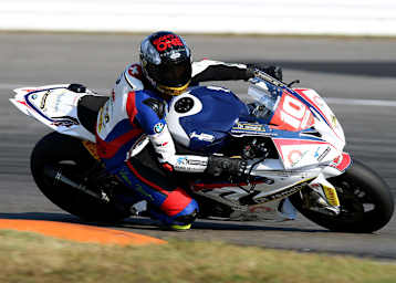 Dominic Schmitter bei seinem IDM-Gasteinsatz in Hockenheim