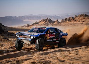 Matthias Ekström/Emil Bergkvist gewinnen im Ford Raptor die siebte Etappe