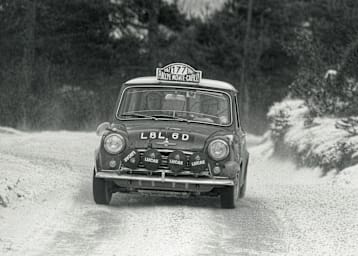 1967 gewann Rauno Aaltonen mit dem Mini die   Rallye Monte Carlo