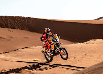 Daniel Sanders (KTM) ist erneut Dakar-Leader